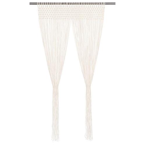 Katoenen Gordijn Macrame 140x240 - OP=OP! Tweede Kansje, Huis en Inrichting, Stoffering | Gordijnen en Lamellen, Nieuw, Verzenden