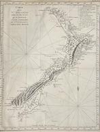 Océanie, New Zealand; James Cook - Carte de la N.le Zelande, Nieuw