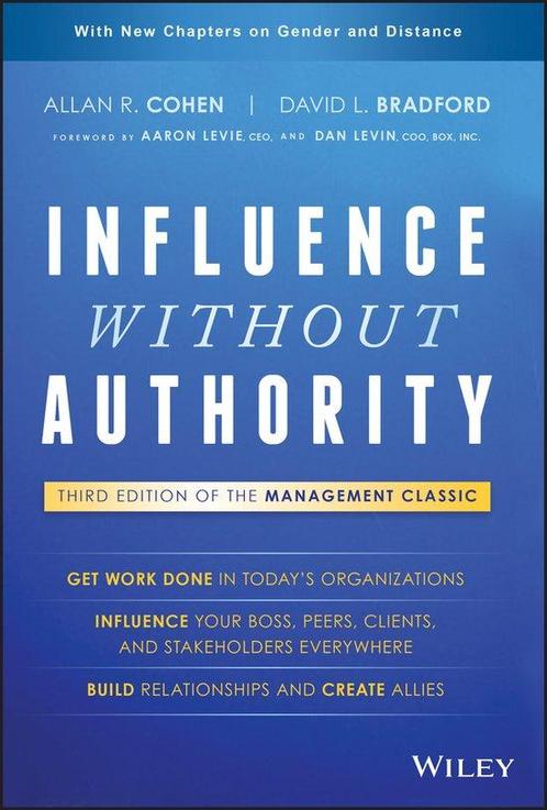 Influence Without Authority 9781119347712 David L. Bradford, Boeken, Overige Boeken, Zo goed als nieuw, Verzenden