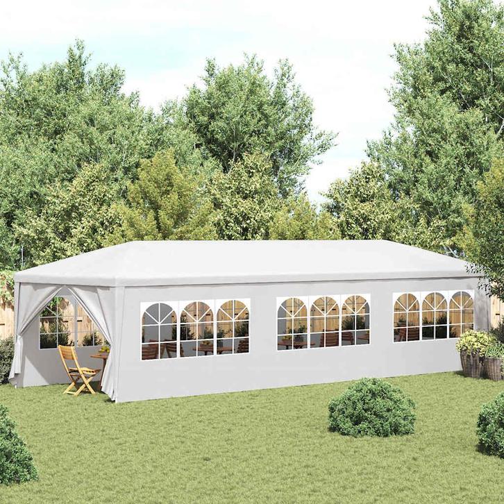 vidaXL Partytent 3x9 m wit, Tuin en Terras, Partytenten, Nieuw, Verzenden