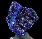 Azurite avec malachite pseudomorphe (croûte à double face) -, Verzamelen