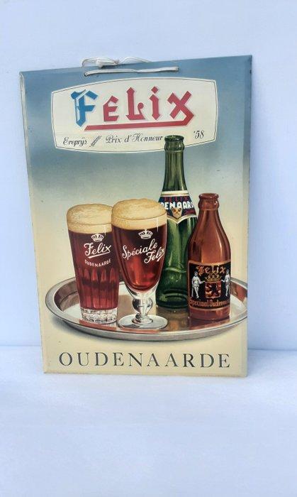 Felix - Bord - Metaal, Antiek en Kunst, Antiek | Wandborden en Tegels