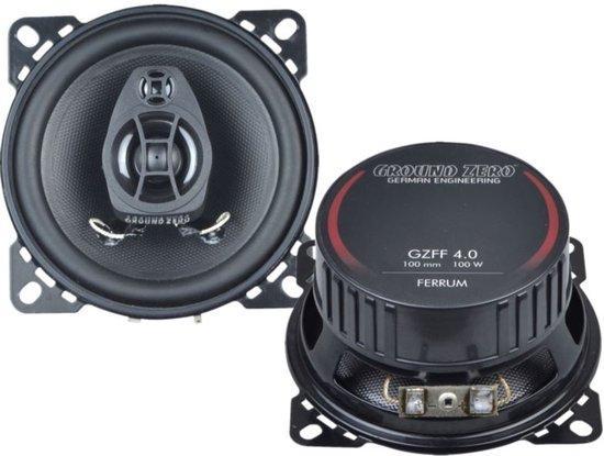 Ground Zero GZFF 4.0 - Autospeakers - 10 cm - 2-Weg Coaxi..., Auto diversen, Autoradio's, Nieuw, Verzenden
