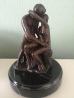 sculptuur, The kiss - After Rodin - 16 cm - Gepatineerd, Antiek en Kunst