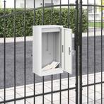 vidaXL Brievenbus met opslag met de deur Wit 30 x 20 x 55 cm, Verzenden, Nieuw