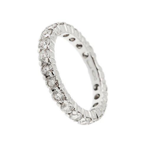 Statement ring - 18 karaat Witgoud Diamant (Natuurlijk), Handtassen en Accessoires, Antieke sieraden