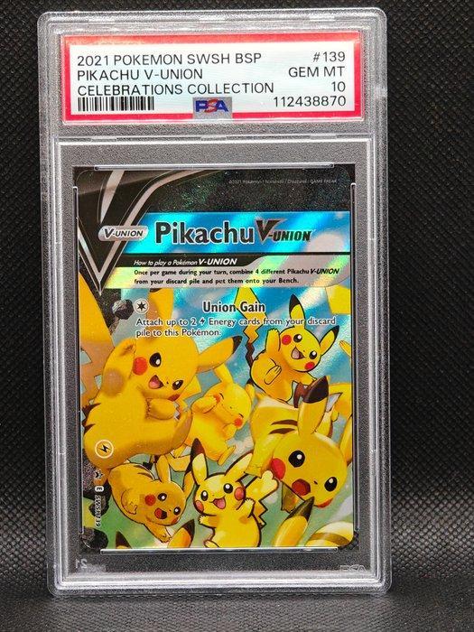 Pokémon - 1 Graded card - Pikachu 139 - PSA 10 - Sword &, Hobby en Vrije tijd, Verzamelkaartspellen | Pokémon