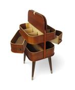 Naaidoos - Hout - Teakhouten tafel uit de jaren 50, Antiek en Kunst