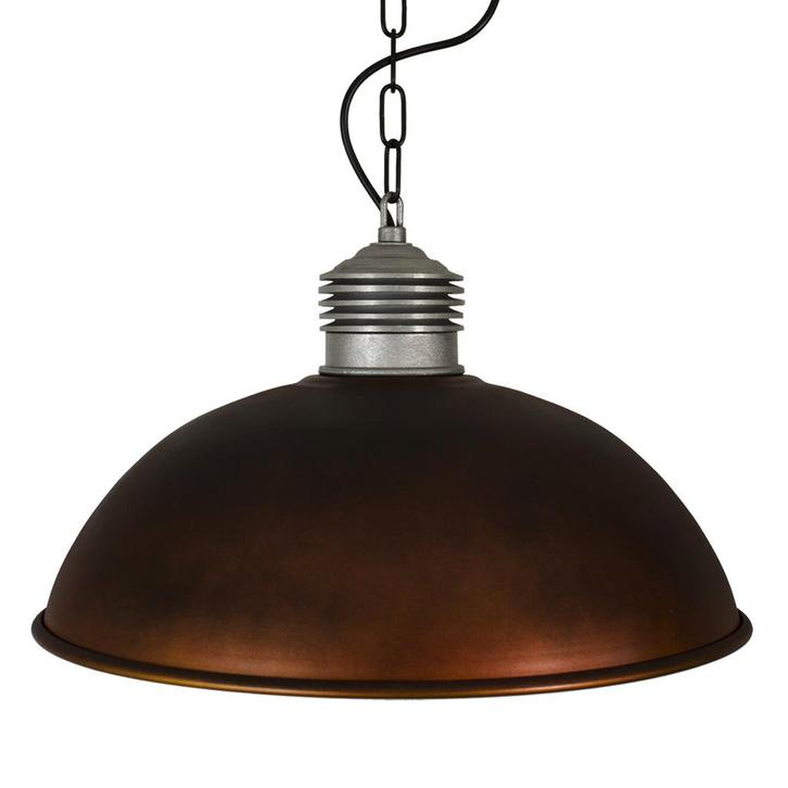 Industriële lampen Hanglamp Industrieel II Copper Look, Huis en Inrichting, Lampen | Hanglampen, Verzenden