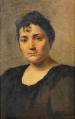 Italian school (XIX-XX) - Portrait of a girl