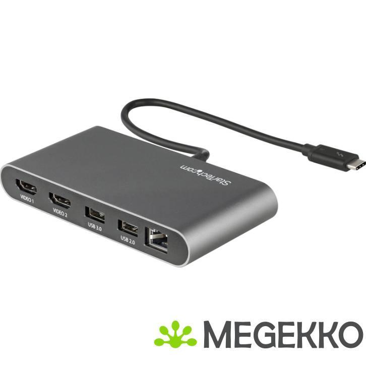 StarTech.com TB3DKM2HDL notebook dock & poortreplicator, Computers en Software, Overige Computers en Software, Nieuw, Verzenden