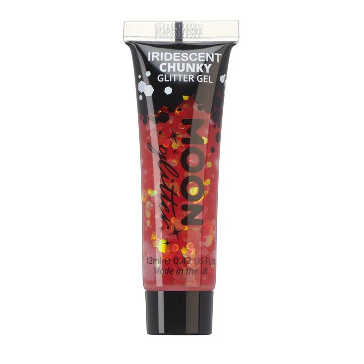 Moon Glitter Iridescent Chunky Glitter Gel Cherry 12ml, Hobby en Vrije tijd, Feestartikelen, Nieuw, Verzenden