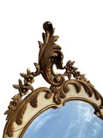 Wandspiegel - Glas, Goud, Hout - Stijl Louis XV, Antiek en Kunst