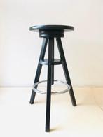 Tabouret - Acier, Bois - rotationnable réglable