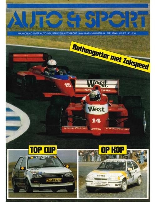 1986 AUTO & SPORT MAGAZINE MEi NEDERLANDS, Livres, Autos | Brochures & Magazines, Enlèvement ou Envoi