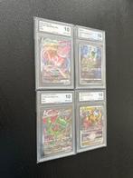 Pokémon - 4 Graded card - MEW VMAX & RAYQUAZA VMAX & MEW
