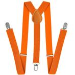 Fako Fashion® - Bretels - Effen - 100cm - Oranje, Verzenden, Nieuw