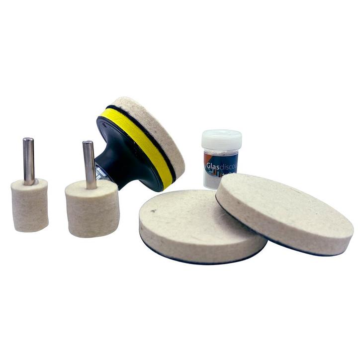 Polijstset voor glas, Doe-het-zelf en Bouw, Glas en Ramen, Nieuw, Verzenden