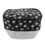 Fietskrat Afdekhoes Mand Krat Hoes Waterdicht Bloemen Zwart, Verzamelen, Verzenden, Nieuw