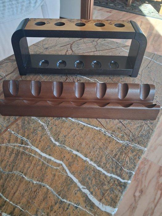 Zonder minimumprijs - Pijpenkast (2) - Hout, Verzamelen, Rookartikelen, Aanstekers en Luciferdoosjes