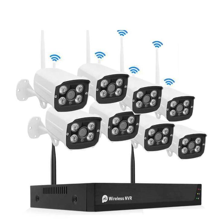 DrPhone SecureVision - NVR Camera Kit - 8 Camera Set -, TV, Hi-fi & Vidéo, Appareils photo numériques, Envoi