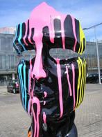 sculptuur, THE WHISPERER COLORFUL SPLASH BLACK XXL 42 CM !!