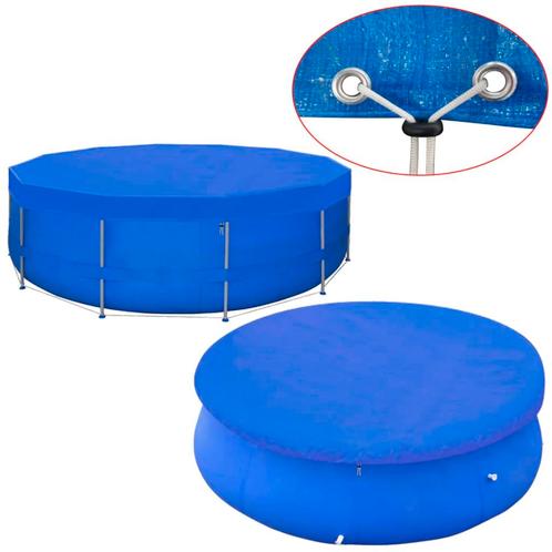 vidaXL Zwembadafdekking PE rond 460 cm 90 g/m², Tuin en Terras, Zwembaden, Nieuw, Verzenden