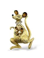 Broche - 18 carats Or jaune, Broche en or 18 carats