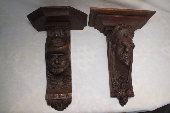 Wandtafel - Hout - Wand consoles., Antiquités & Art, Antiquités | Autres Antiquités