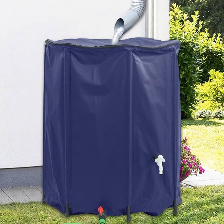 vidaXL Watertank met kraan opvouwbaar 1250 L PVC, Tuin en Terras, Overige Tuin en Terras, Nieuw, Verzenden