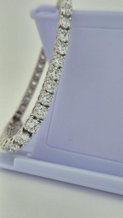 Armband - 14 karaat Witgoud - 11.40ct. tw. Diamant, Handtassen en Accessoires, Armbanden