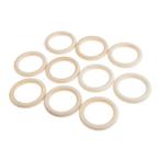 20x 25mm Houten Ring, Verzamelen, Verzenden, Nieuw