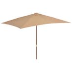 Parasol Taupe | OP = OP | Grote korting!, Tuin en Terras, Parasols, Verzenden, Nieuw, 2 tot 3 meter, Stokparasol
