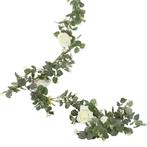 Bloemen Slinger Eucalyptus & Witte Rozen 2m, Verzenden