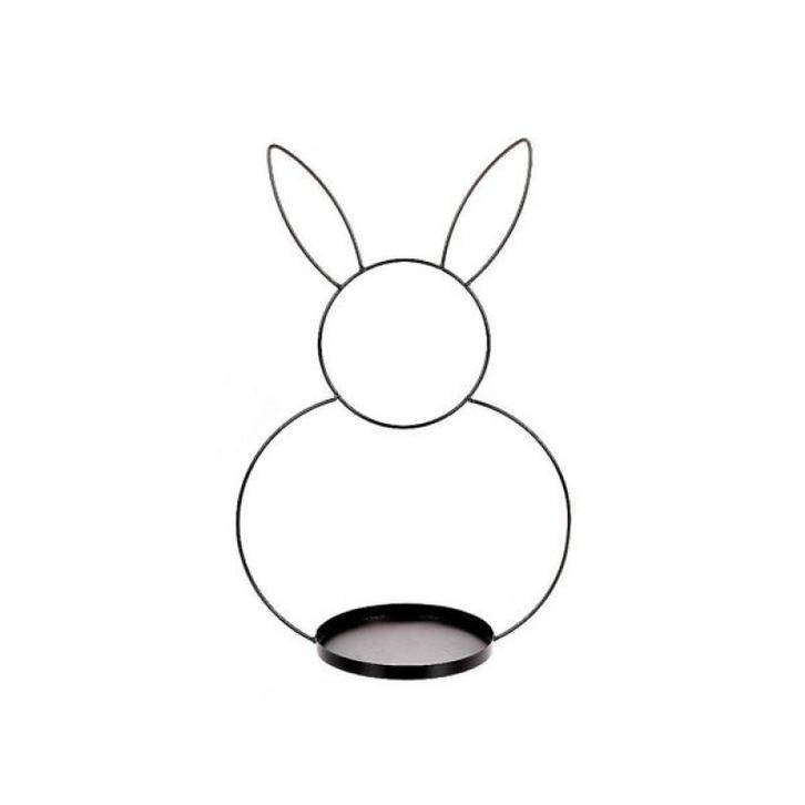 Metalen Frame Haas Bunny met schaal H53D34 Zwart, Hobby en Vrije tijd, Knutselen, Nieuw