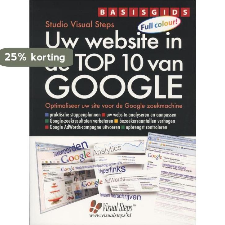 Basisgids Uw website in de top 10 van Google 9789059051270, Livres, Informatique & Ordinateur, Envoi