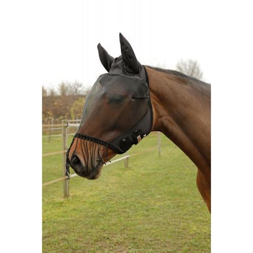 Vliegenmasker wb met - oorbescherming + neuskoord - kerbl, Dieren en Toebehoren, Paarden en Pony's | Overige Paardenspullen, Nieuw