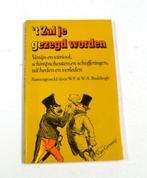 t Zal je gezegd worden 9789060125847 Buddingh, Boeken, Stripverhalen, Verzenden, Gelezen, Buddingh