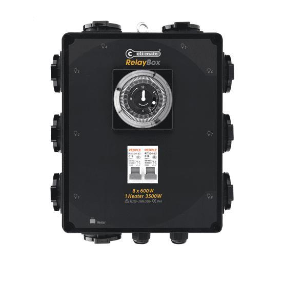 Cli-mate relay box RC-2010D8 | 8 + 1 | 230V, Doe-het-zelf en Bouw, Ventilatie en Afzuiging, Verzenden