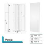 Handdoekradiator Pargia 1806 x 608 mm Pearl Grey, Ophalen of Verzenden, Nieuw, Overige typen