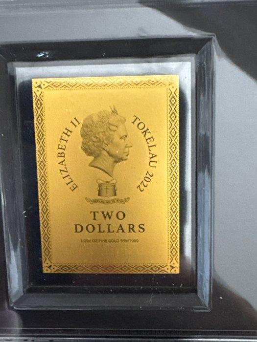 Tokelau. 2 Dollars ND Sitzung Bull - Indian Chiefs, 1/200, Postzegels en Munten, Munten | Europa | Niet-Euromunten