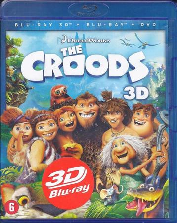 The Croods 2D plus 3D plus dvd (blu-ray tweedehands film) beschikbaar voor biedingen