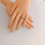 Bague - 18 carats Or jaune, Or blanc Diamant (Naturelle) -, Bijoux, Sacs & Beauté