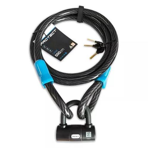 PRO-TECT 500cm Kabelslot voor boot ART1, Fietsen en Brommers, Fietsaccessoires | Fietssloten, Nieuw, Verzenden