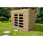 Tuinhuis in hout - cube capri geimpregneerd 2988 x 1988 mm