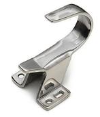 Sluithaak rvs gelijkliggende en opdekdeuren tot max. 12mm, Nieuw, Overige materialen, Klink of Kruk