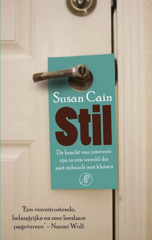 Stil 9789029578387 Susan Cain, Boeken, Psychologie, Zo goed als nieuw, Verzenden