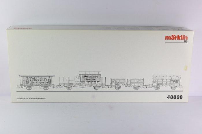 Märklin H0 - 48808 - Modeltrein goederenwagonset (1) -, Hobby en Vrije tijd, Modeltreinen | H0
