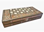 Bordspel - Échec, Dame, Backgammon - Parelmmer en nobel