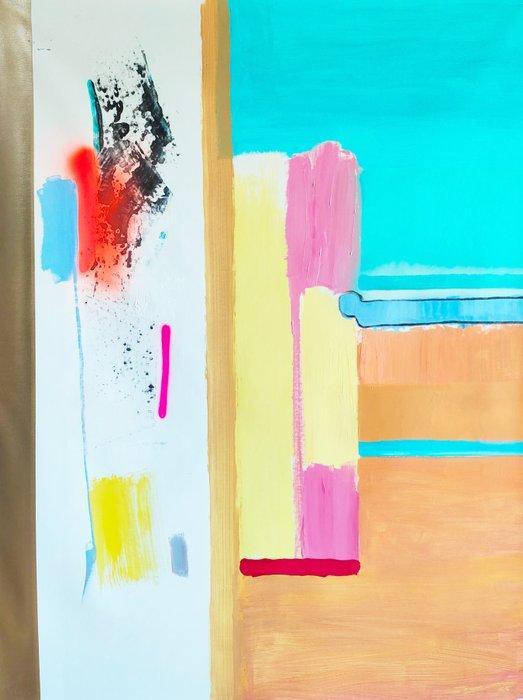 Alexander Jarque - Spicy ice cream on the beach - XL - No, Antiek en Kunst, Kunst | Schilderijen | Modern